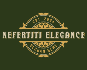 Elegant Ornamental Premium logo design