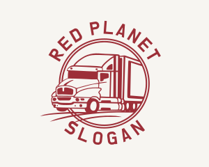 Truck Vehicle Delivery logo design