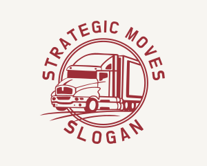 Truck Vehicle Delivery logo design