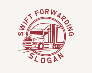 Truck Vehicle Delivery logo design