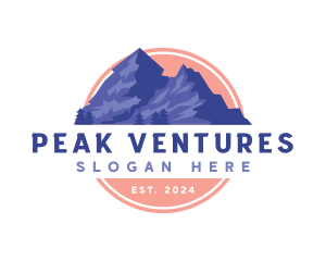 Mountain Peak Adventure logo design