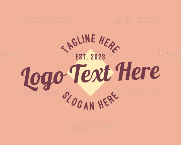 Retro Brand Business Logo