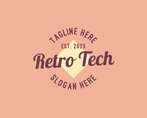 Retro Brand Business logo design