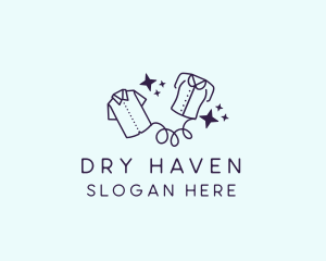 Garment Clothing Laundry Cleaning logo design