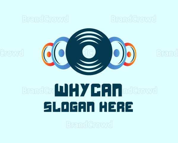 Vinyl Record Speakers Logo