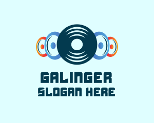 Vinyl Record Speakers Logo