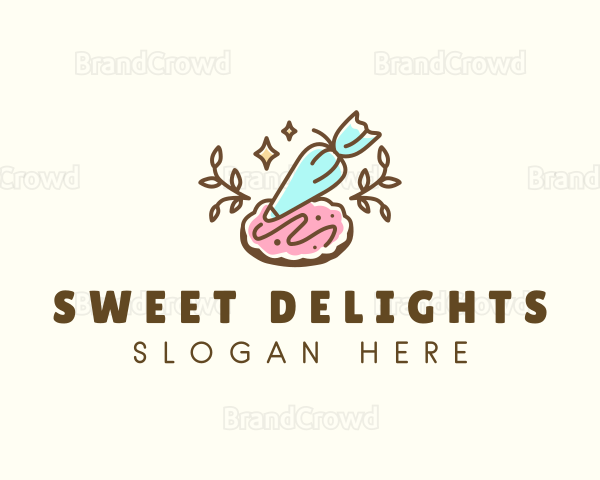 Dessert Cookie Baking Logo