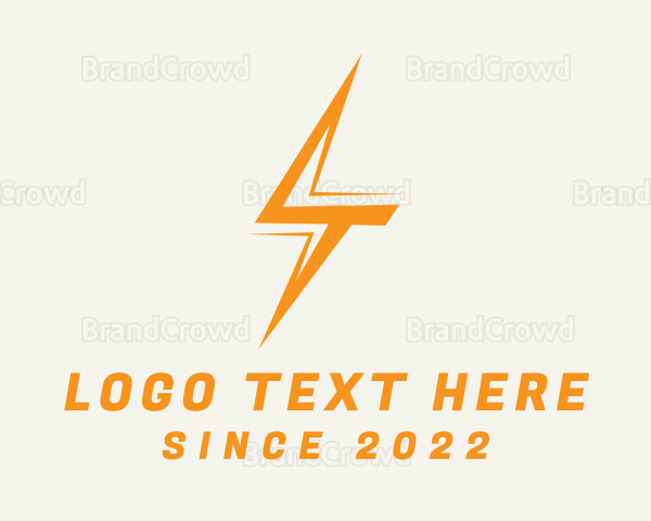 Electrician Voltage Power Logo