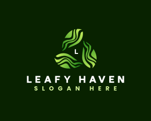 Herbal Leaves Therapy logo design