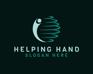Assistance - Global People Charity logo design