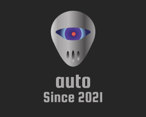 Eye - Robot Metal Cyclops logo design