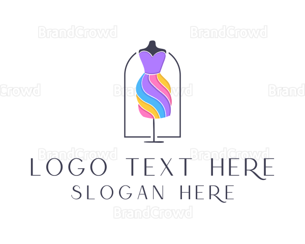 Fashion Dress Tailor Logo