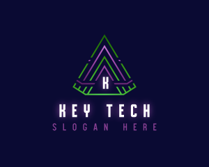 Pyramid Tech Triangle logo design