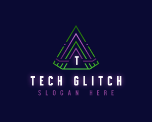 Pyramid Tech Triangle logo design