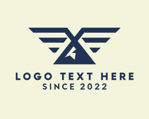 Explorer - Mountain Trekking Wings logo design