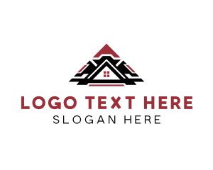Residence - Roofing Home Property logo design