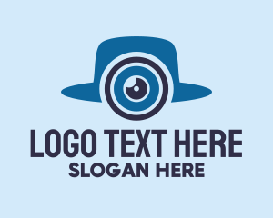 Privacy - Spy Hat Lens logo design
