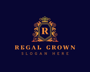 Royalty - Royalty Crown Shield logo design