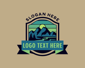 Travel Agency - Mountain Outdoor Travel Agency logo design