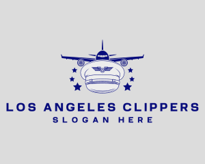 Pilot Cap - Pilot Cap Aviation logo design