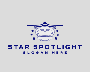 Pilot Cap Aviation logo design