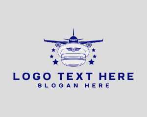 Travel - Pilot Cap Aviation logo design
