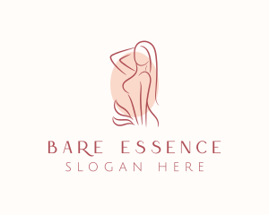 Nude Female Spa  logo design