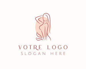 Nude - Nude Female Spa logo design