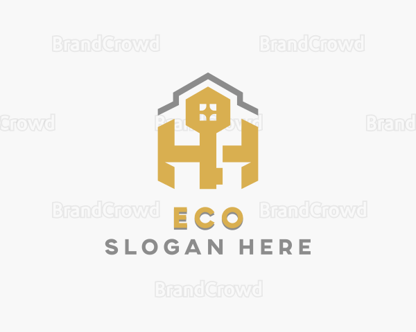 Real Estate Property Key Logo