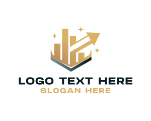 Financing - Financing Investment Graph logo design