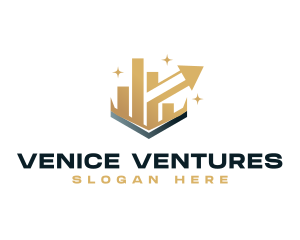 Financing Investment Graph logo design