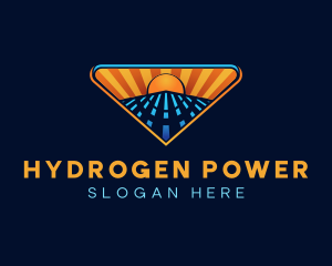 Solar Power Energy logo design