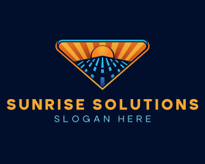 Daylight - Solar Power Energy logo design