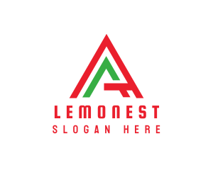 Modern Tech Company Letter A Logo