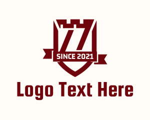 Turret - Turret Shield Banner logo design