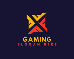 Tech Gaming Letter X Logo