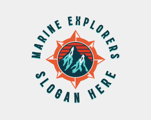 Mountain Exploration Adventure logo design