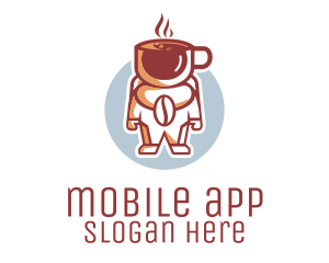 Mug - Coffee Astronaut Cafe logo design