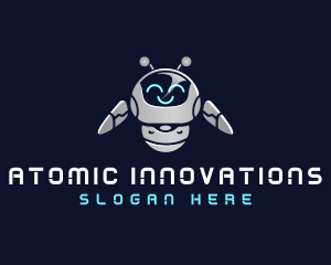 Mechanical Engineering Robot logo design