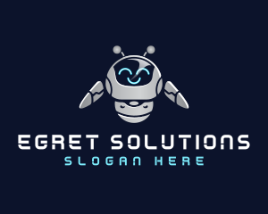 Mechanical Engineering Robot logo design