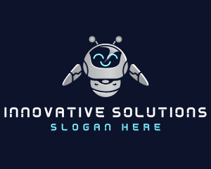 Mechanical Engineering Robot logo design