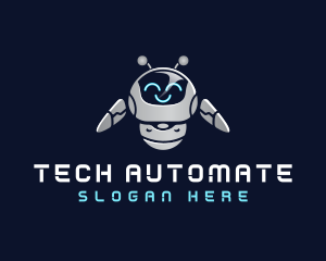 Mechanical Engineering Robot logo design