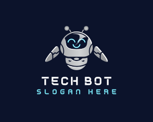 Robot - Mechanical Engineering Robot logo design