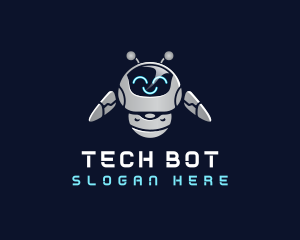 Mechanical Engineering Robot logo design