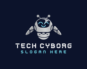 Cyborg - Mechanical Engineering Robot logo design