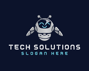 Mechanical Engineering Robot logo design