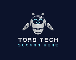 Mechanical Engineering Robot logo design