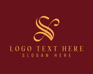 Luxurious - Gothic Calligraphy Letter S logo design