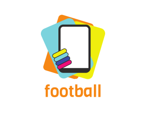 Multimedia - Colorful Tablet Organizer logo design