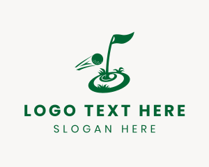 Country Club - Golf Sports Game logo design